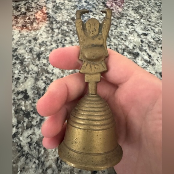 Brass vintage  Buddha bell - Picture 1 of 3